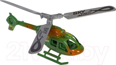 Вертолет игрушечный Bondibon Властелин неба. Наше лето Военный / ВВ5467