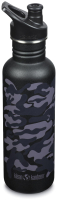 Бутылка для воды Klean Kanteen Classic Sport Black Camo / 1008927 (800мл) - 