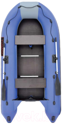 Надувная лодка Yugana 3200 СК / 1444013 (серый/синий)