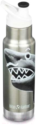 Термос для напитков Klean Kanteen Insulated Kid Classic Narrow Mr. Shark / 1008786 (355мл)