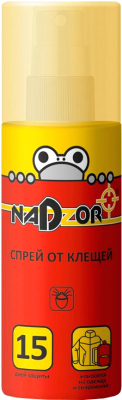 Спрей от насекомых Nadzor от клещей (100мл)