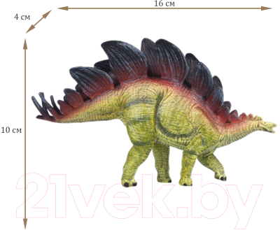 Фигурка коллекционная Masai Mara Мир динозавров. Стегозавр / MM216-381
