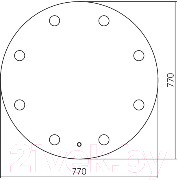 Зеркало Silver Mirrors Odry D770 / LED-00002480