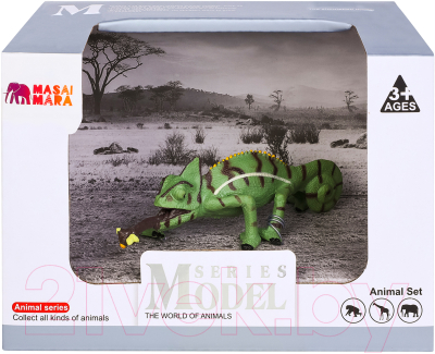 Фигурка коллекционная Masai Mara Мир диких животных. Ящерица Хамелеон / MM218-155