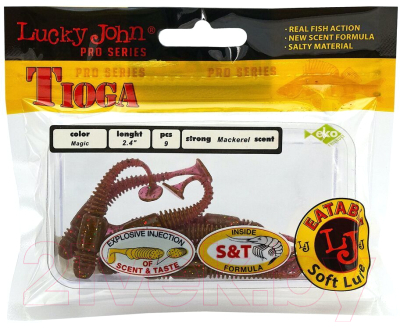 Изображение товара Мягкая приманка Lucky John Pro Series Tioga 06.20/S14 (9шт)