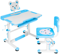 

Парта+стул, Litra с ящиком и подставкой