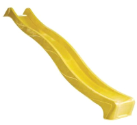 Скат для горки KBT Rex HDPE / 416.012.003.001 (с подключением к воде, желтый) - 