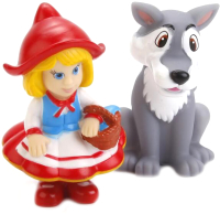 

Набор игрушек для ванной Играем вместе, Красная шапочка и волк / 143R