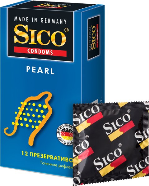 Презервативы Sico Pearl (12шт)