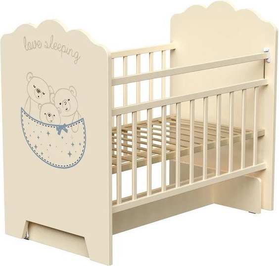 Детская кроватка VDK Sleppy колесо-качалка с маятником