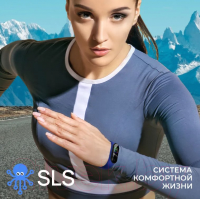 Фитнес-браслет SLS FIT-01 / SLS-FIT-01BCK (черный)