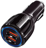 Зарядное устройство автомобильное Energy ET-16A / 100283 (черный) - 
