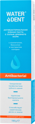 Зубная паста Waterdent Антибактериальная  (100г)