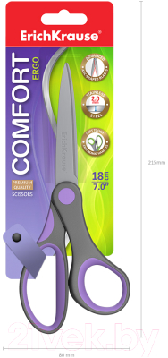 Изображение товара Ножницы канцелярские Erich Krause Comfort / 35110