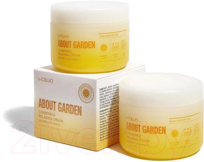 Крем для лица Dr. Cellio About Garden Chamomile Relaxing Cream Whitening & Anti-Wrinkle (90мл)