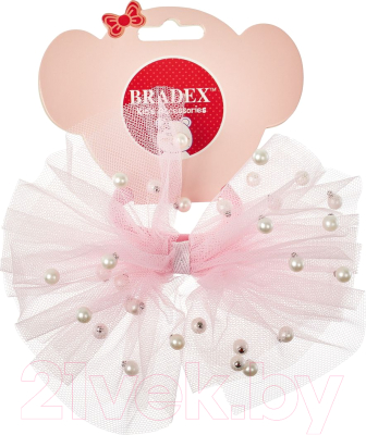Резинка для волос Bradex Бант Праздничный/ AS 1401 (розовый)