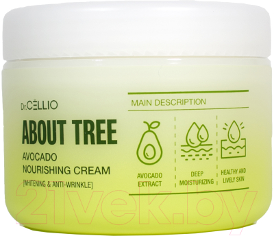 Крем для лица Dr. Cellio About Tree Avocado Nourishing Cream Whitening & Anti-Wrinkle (90мл)