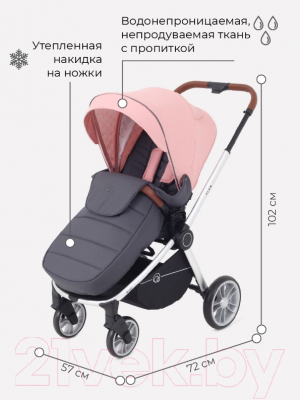 Детская прогулочная коляска Rant Flex / RA084 (Cloud Pink)