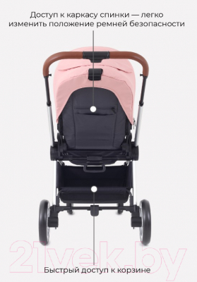 Изображение товара Детская прогулочная коляска Rant Flex / RA084 (Cloud Pink)