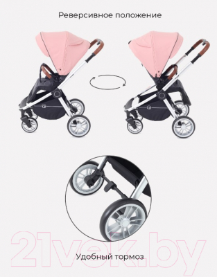 Изображение товара Детская прогулочная коляска Rant Flex / RA084 (Cloud Pink)