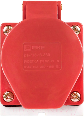 Розетка силовая EKF PROxima PS-115-16-380
