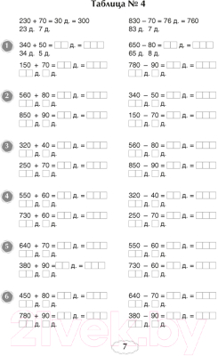 Изображение товара Рабочая тетрадь Аверсэв Математика 4 класс. Я учусь решать (Михед Е.Н.)