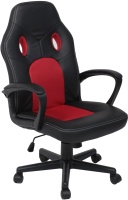 Кресло геймерское AksHome Flaviy (черный/серый/красный) - 