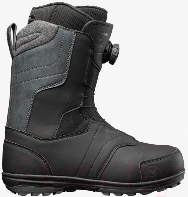 Ботинки для сноуборда Nidecker Aero Black 2021-22 (р.10.5)