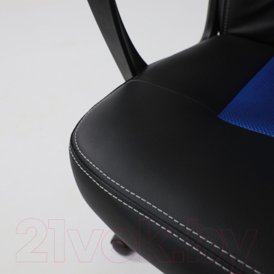 Кресло геймерское AksHome Flaviy (черный/серый/синий)