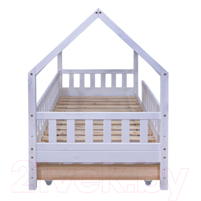 Стилизованная кровать детская Dipriz Д.7436.1 (белый)