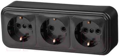 Изображение товара Розетка Юпитер Стандарт JP7412-10 (черный)