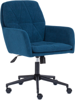 Кресло офисное Tetchair Garda флок (синий) - 