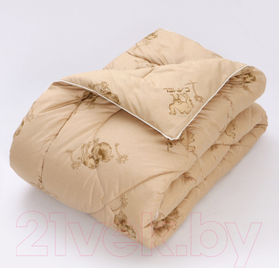 Изображение товара Одеяло СилуэтTex Верблюжья шерсть толстое зимнее (1.5сп)