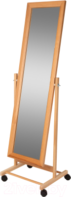 Зеркало Мебелик В 27Н (светло-коричневый)