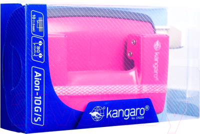 Дырокол Kangaro Aion-10G/S (розовый)