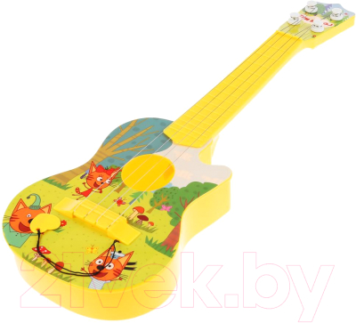 Музыкальная игрушка Играем вместе Гитара Три Кота / 1907M008-R