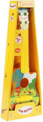 Музыкальная игрушка Играем вместе Гитара Три Кота / 1907M008-R
