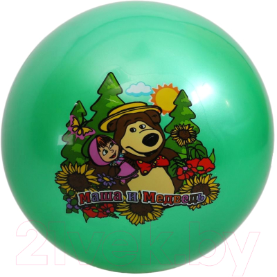 Мяч детский Играем вместе Маша и Медведь / AD-9(MA)