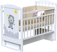 

Детская кроватка VDK, Dream Happy Lion поперечный маятник