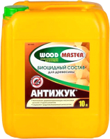 Защитно-декоративный состав WoodMaster Антижук Биоцидный (10л) - 