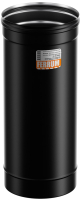 Труба дымохода Ferrum 0.5м Ф115 / f6103 (430/0.8 мм/эмаль 600°/черный) - 