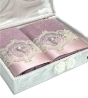 

Набор полотенец Rebeka, Fransiz махра 50x90/70x140 / HS1480 (V-4)