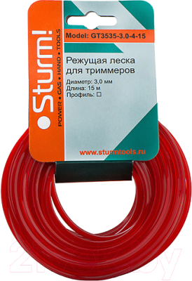 Изображение товара Леска для триммера Sturm! GT3535-3.0-4-15