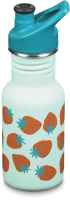 

Бутылка для воды Klean Kanteen, Kid Classic Narrow Sport Blue Tint Strawberries / 1008860