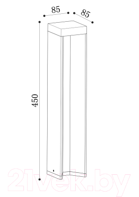 Столб для уличного светильника Maytoni Essen O596FL-L9B4K