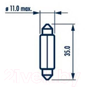 Автомобильная лампа Narva C5W 17125