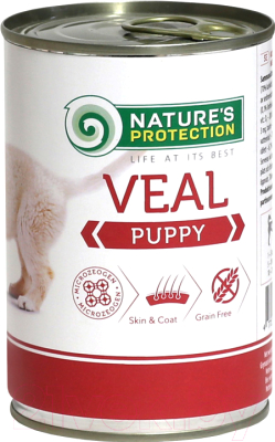 

Корм для собак Nature's Protection, Puppy Veal / KIK45087