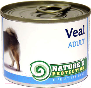 Влажный корм для собак Nature's Protection Adult Veal / KIK24633 (800г)