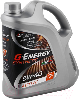 Моторное масло G-Energy Synthetic Active 5W40 / 253142411 (5л)
