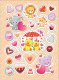 Миниатюра изображения товара Набор наклеек Росмэн 100 наклеек. Сердечки / 4680274044212 (Котятова Н.И.)